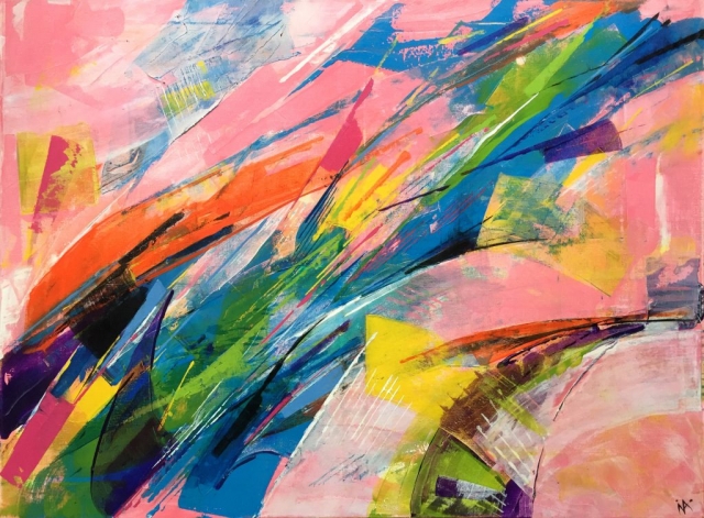 Ina Prodanova | Impression | Acrylic | 69x95cm framed | £610