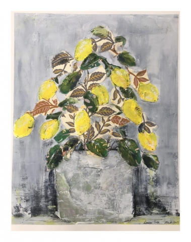 Marika Sonne | Lemon Tree | Mixed media | 40x50cm unframed | £150