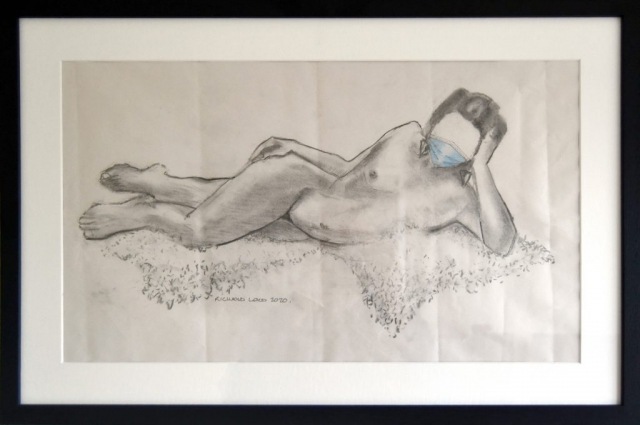 Richard Lord | Where We Are Now II | Charcoal and pencil | 71x46cm | £185