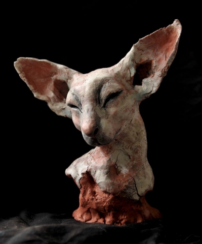 Richard Taylor | Cat | Clay | 20x20x10cm | £120