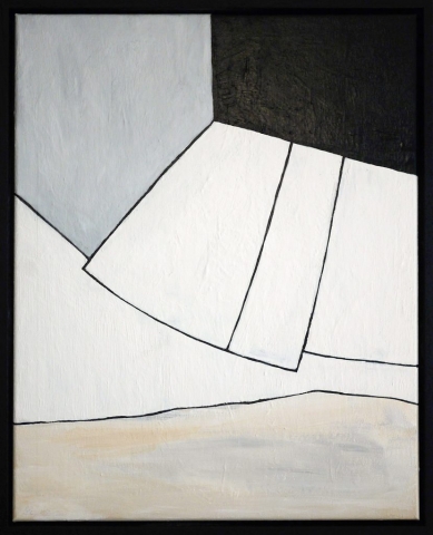 Simon Ekrelius | T.O.W. | Acrylic on canvas | 43x53cm | £420