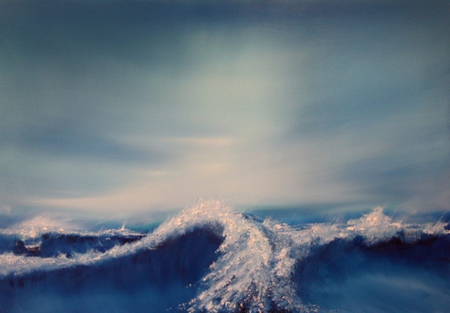 Jonathan Speed | Twilight Ocean | Limited edition (25) Somerset enhanced velvet fine art print | 47x40cm, unframed | £55