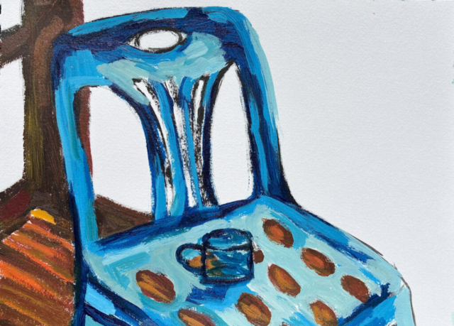 Plastic Chair and Instant Coffee by Sierra Flanagan | Acrylic | £200