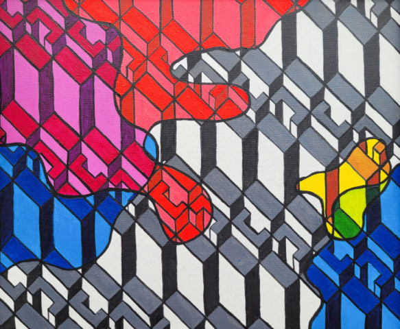 Blast! by Stephanie Gandon | Acrylic | £250