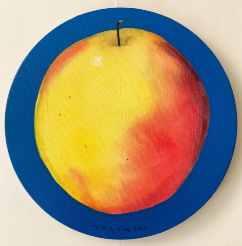 Apple by Robert Wooderson | Oil on canvas | £125