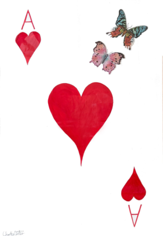 Love and Gamblin' Give me Butterflies by Charlie Carter | Acrylic on card | £389
